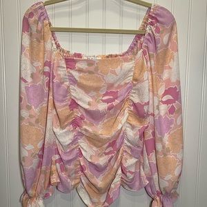 Rose & Olive floral blouse